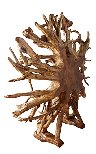 AFD Home Root Architectural Piece with Stand B Natural Teak