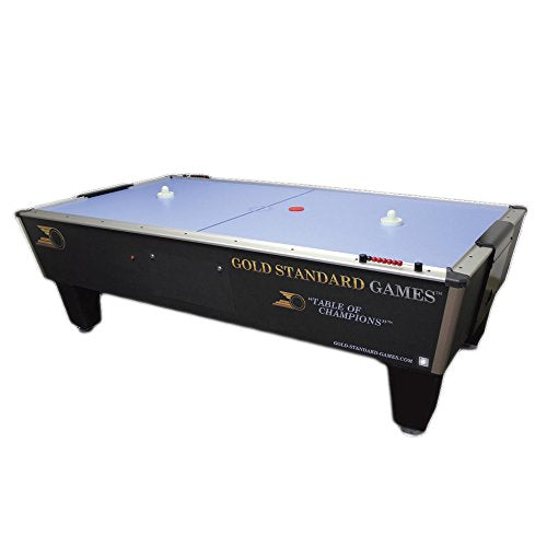 Gold Standard Games Tournament Pro Air Hockey Table 7' Light Blue