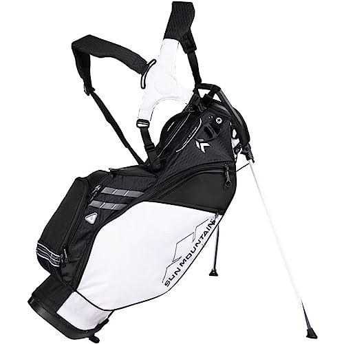 Sun Mountain 4.5Ls 14-Way Golf Stand Bag White-Black
