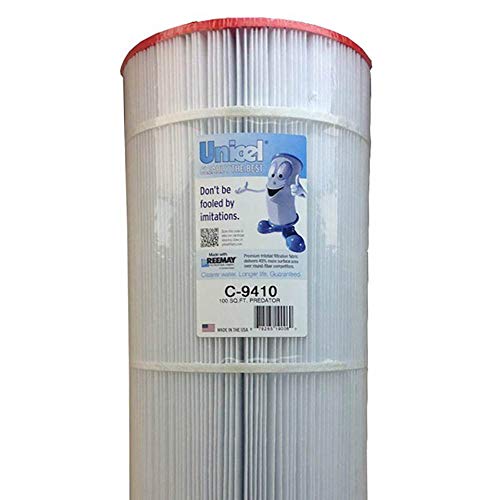 Unicel Swimming Pool Cartridge Filter 100 sqft Sharp Pleats (10 Pack)