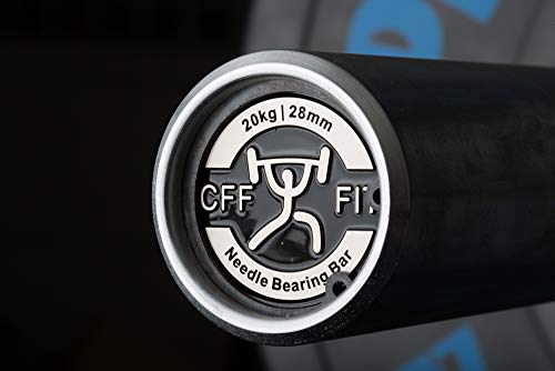CFF FIT Olympic Weight Bar | Keystone 20 kg Needle Bearing Bar | Hardchrome