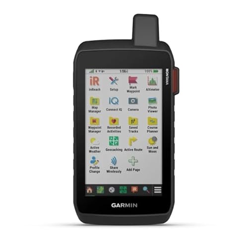 Wearable4U Garmin Montana 760i Rugged GPS Handheld Navigator Black
