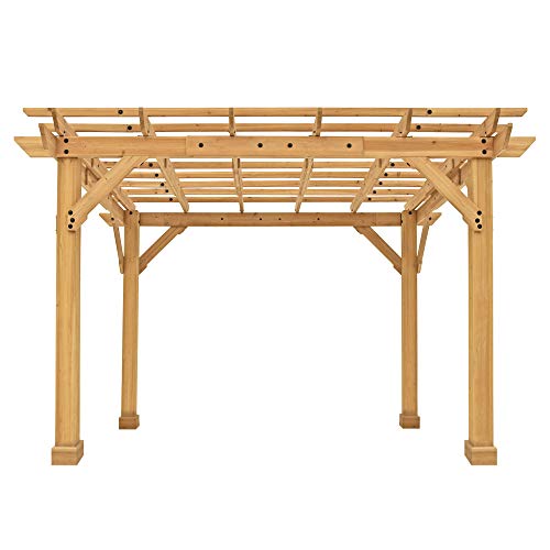 Yardistry 10' x 12' Pergola Brown