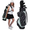 Nancy Lopez Golf Ashley 18PC Complete Golf Clubs, Cart Bag Package Set - Geo Star