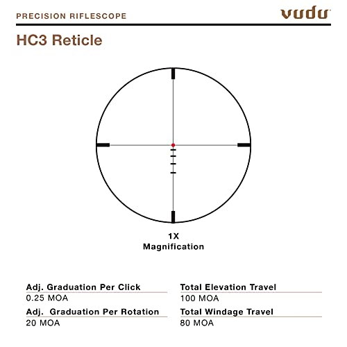 EOTECH Vudu 1-8x24mm Precision Rifle Scope Black