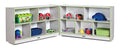 Jonti-Craft Rainbow Accents Low Mobile Fold-n-Lock Key Lime Green