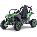 MotoTec Raider Kids UTV 48v 1200w Full Suspension Large Green