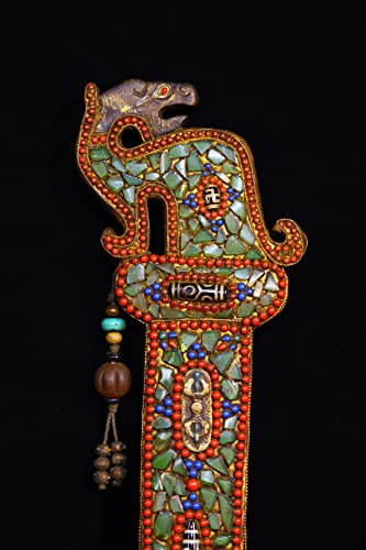 Generic Tibetan Temple Dragon Head Sword Amulet