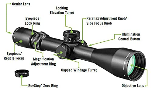 Vortex Optics Razor HD LHT 4.5-22x50 First Focal Plane Riflescope XLR-2 Reticle MOA Black