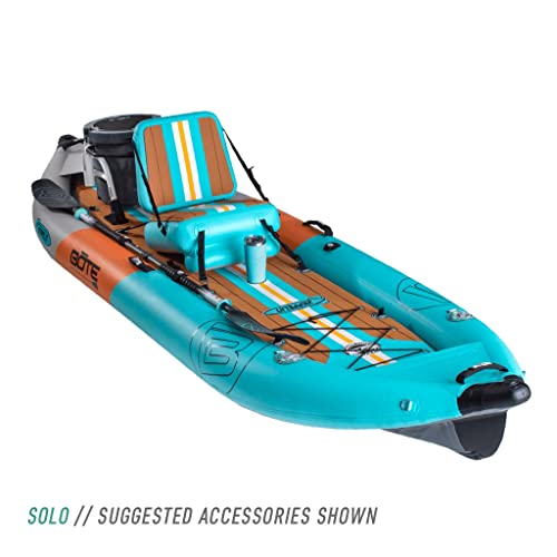 BOTE Zeppelin Aero 12 FT Inflatable Kayak Package Native Aqua