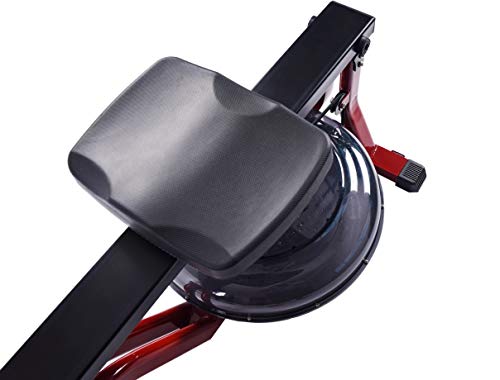 Stamina X Water Rowing Machine with Fitness Coaching App Black / Red