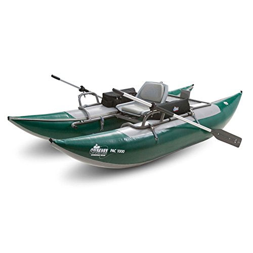 Outcast PAC 1000FS Pontoon Boat Green/Gray