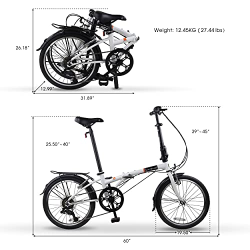 Dahon Dream D6 Folding Bike White