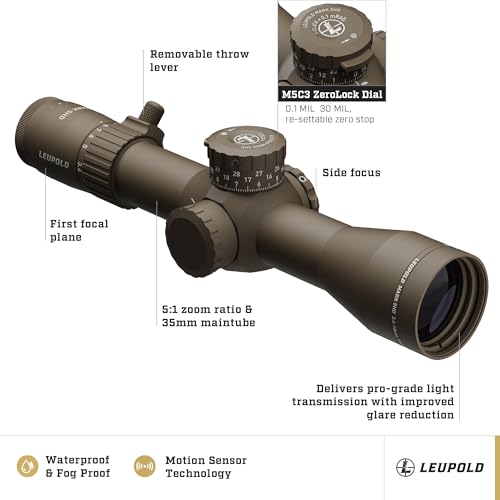 Leupold Mark 5HD 3.6-18x44 M5C3 FFP Tremor 3 Riflescope Dark Earth