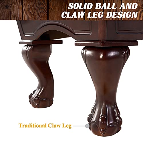 Barrington Billiards Arlington Slate-Tech Pool Table Dark Wood Grain/Green