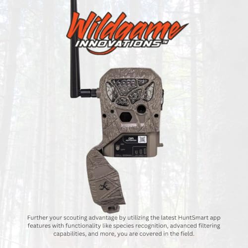 Wildgame Innovations Encounter 20MP Cellular Trail Camera Bundle with 32GB Ultra SDHC Card and 4-in-1 USB Reader