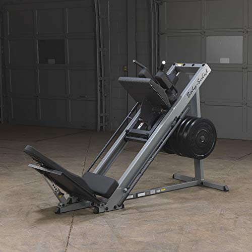 Body-Solid Leg Press/Hack Squat Machine (GLPH1100) Silver/Black