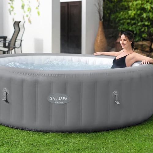 Bestway SaluSpa Grenada AirJet Inflatable Hot Tub with Underwater Pool and Spa Seat