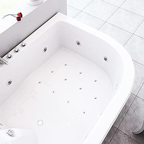 SIMBASHOPPING USA Whirlpool Bathtub Hot Tub Massage Double Pump 2 Persons VERONA with Heater