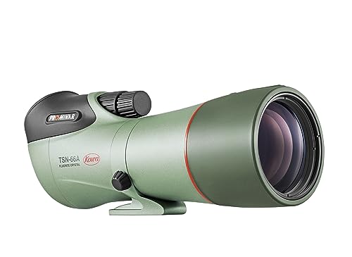 Kowa TSN-66A PROMINAR Pure Fluorite Spotting Scope Body Angled Green