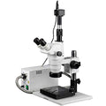 AmScope Digital Trinocular Stereo Zoom Microscope 3.35X-90X White