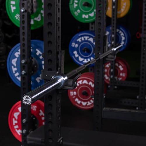 Titan Fitness Olympic Power Barbell Black