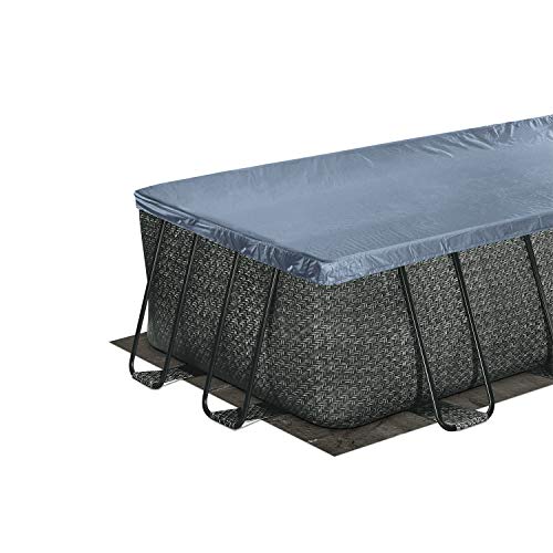 Summer Waves 16-Foot Rectangular Swimming Pool Gray