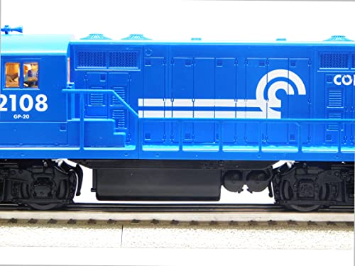 LIONEL TRAINS Conrail LIONCHIEF Plus 2.0 GP20 Diesel Locomotive Engine #2108 O Gauge Blue