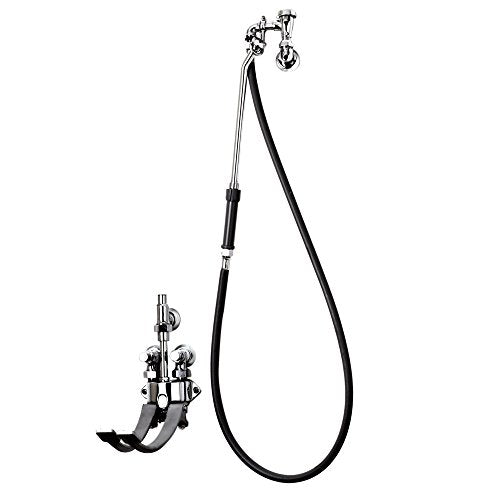T&S Brass Bedpan Washer Pedal Valve Breaker with 5-Feet Hose