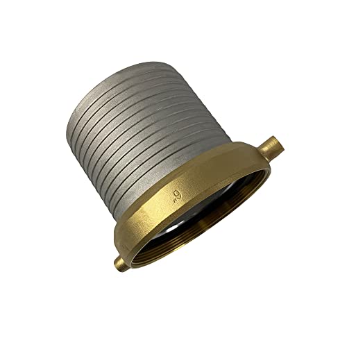 POWER PRODUCTS 6" x 300' Agricultural PVC Lay Flat Discharge Pump Hose Threaded Camlock Blue