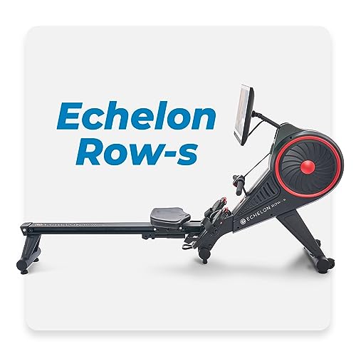 Echelon Foldable Magnetic Rowing Machine Black