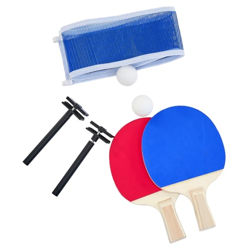 YESGIGA 6-ft Pool Table with Table Tennis Top Black+Blue Felt