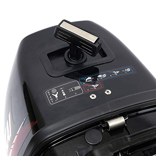 SABUIDDS 2-Stroke 6HP Outboard Motor Black