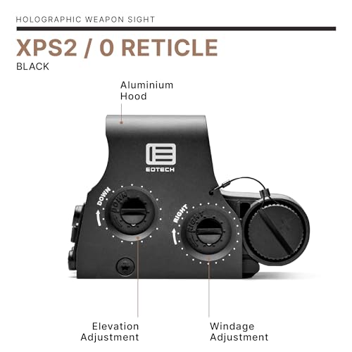 EOTECH Holographic Weapon Sight with Single Red Dot Reticle Black