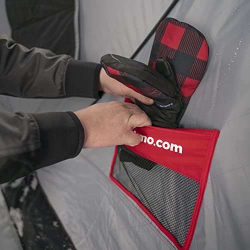 Eskimo Outbreak 650XD Pop-up Portable Insulated Ice Fishing Shelter 5-7 Person Red/Black