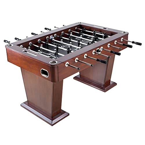 Hathaway Millennium 55-in Pro Series Foosball Table Mahogany/Black