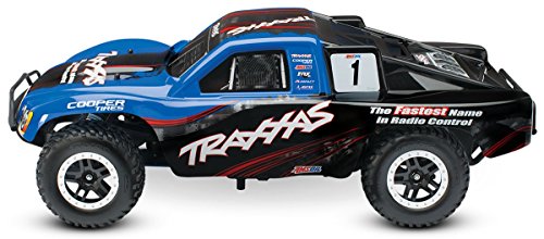 Traxxas Nitro Slash 2WD Racing Truck with TQ Radio & TSM 1/10 Scale Blue