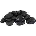 MARGO GARDEN PRODUCTS Rainforest Super Polished Pebbles 2200 lb Super Sack Medium Black