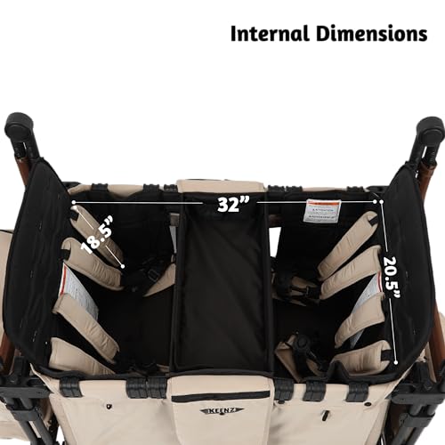 Keenz XC+ 2.0 Luxury Comfort Stroller Wagon Mocha