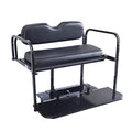 Buggies Unlimited Club Car Precedent Golf Cart Rear Flip Seat Kit Black