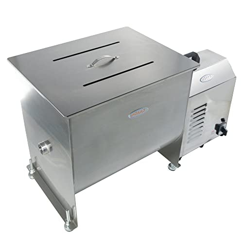 HAKKA BROTHERS Electric Meat Mixer 100-Pound Capacity Stainless Steel
