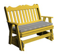 A & L Furniture Co. Royal English Recycled Plastic 5ft Glider Chair