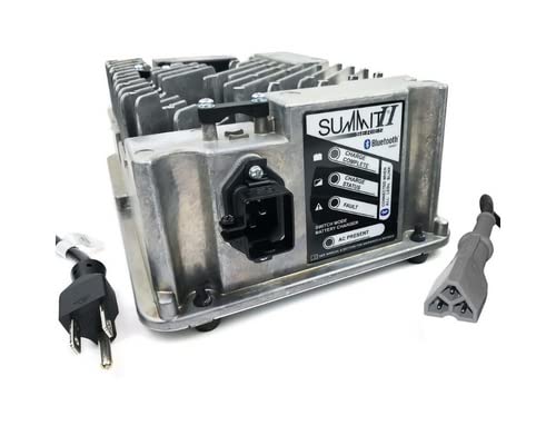 Revenge Golf Cart Parts & Accessories Lester Summit Series II Battery Charger 650W 36/48V for E-Z-GO RXV & TXT 48V 3-Pin Plug
