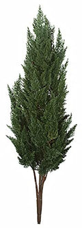 Autograph Foliages 8 ft. Polyblend Outdoor Cypress Tree Green