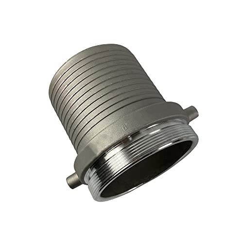 POWER PRODUCTS 6" x 300' Agricultural PVC Lay Flat Discharge Pump Hose Threaded Camlock Blue