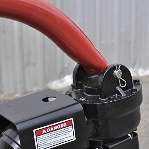 Tool Tuff Model 400 3-Point Tractor Post Hole Digger with 6" Auger Red