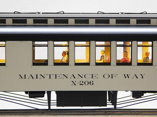 Lionel MOW Wood Combine Coach 2 Pack O Gauge Tan