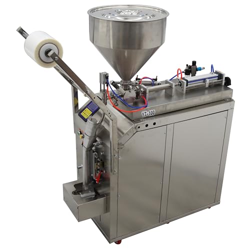 PreAsion Automatic Liquid Paste Filling Sealing Machine Stainless Steel 3-Inch Wide