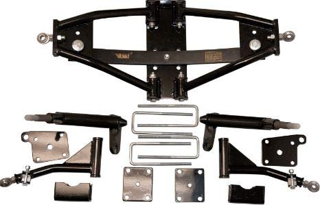 3G Lift Kit Combo with 12" Flash Wheels for Club Car Precedent Golf Carts 2004+