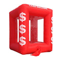 BMGIANT 87 Inch Inflatable Cash Cube Money Grab Machine with 2 Blowers